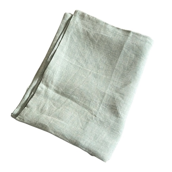 Pine Cone Hill Soft Green Linen Standard Pillow Sham - Picture 1 of 5